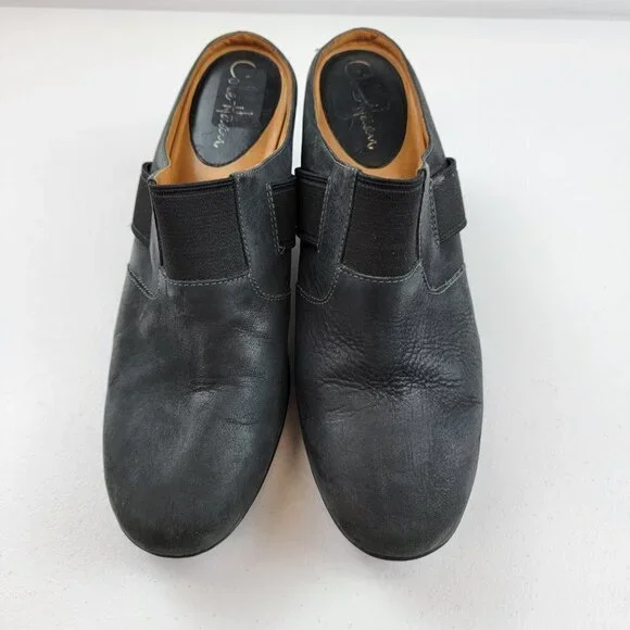 Cole Haan Air Sara Clogs Black Suede Patform Mules Women's Size 9.5 B - Picture 3 of 11